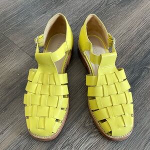 Everlane Fisherman Sandals yellow sz 8.5